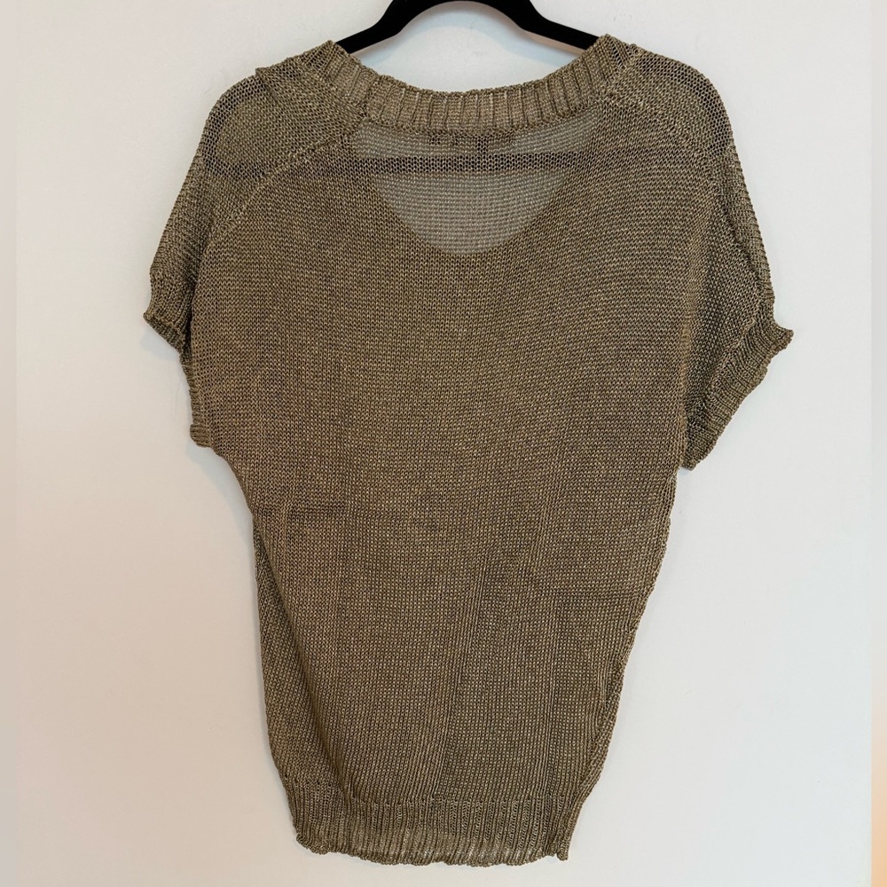 Vince Metallic Open Knit Sweater size S - Picture 4 of 4
